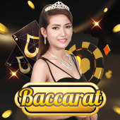 Baccarat A live table on 1xvet