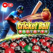 Cricket Ball Roulette on 1xvet